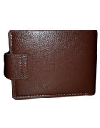 Fino SK-LS093 Faux Leather Men’s Rhino Wallet with Front Zip Coin Pocket