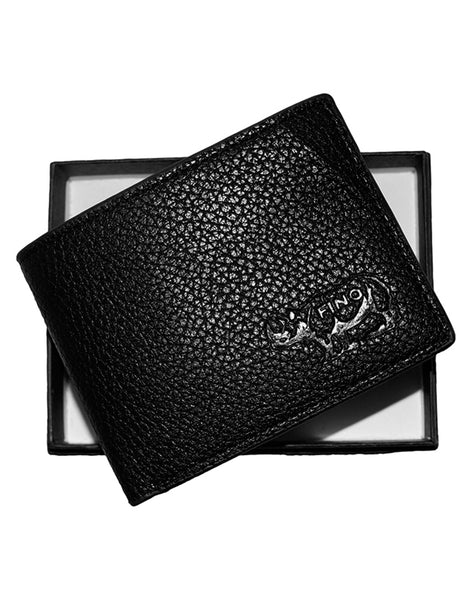 Fino SK-LS094 Faux Leather Slim Bifold Wallet with Gift Box