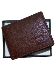 Fino SK-LS094 Faux Leather Slim Bifold Wallet with Gift Box