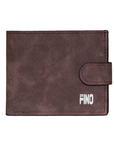 Fino SK-LS096 Faux Leather Washed Design Wallet with Box