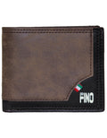 Fino SK-LS099 Faux Leather Italy Logo & Layer Design Wallet with Box