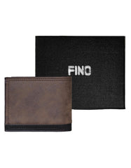 Fino SK-LS099 Faux Leather Italy Logo & Layer Design Wallet with Box