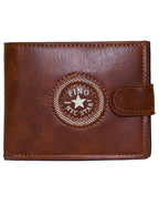 Fino SK-LS100 Faux Leather Circle Print Design Wallet with Box
