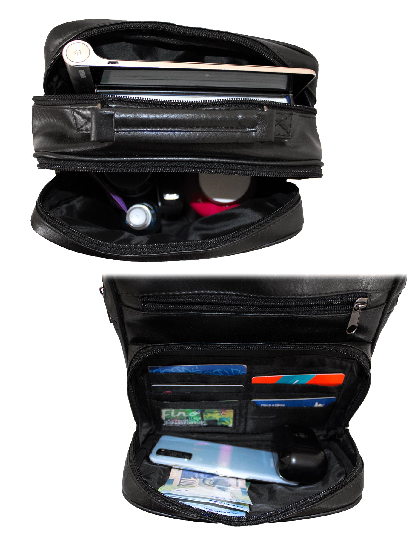 Fino SK-P404 Unisex Faux Buffalo Leather Sling/ Smart Tablet Bag