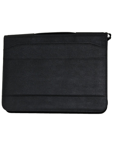 Fino SK-PF005 Faux Leather Business Folder/Organiser/Portfolio - Black