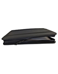 Fino SK-PF005 Faux Leather Business Folder/Organiser/Portfolio - Black