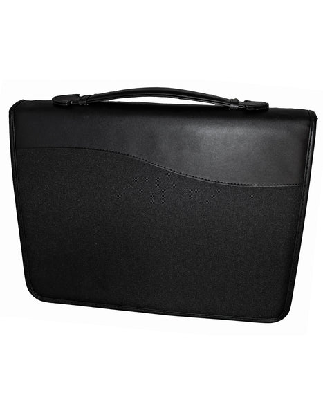 Fino SK-PF012 Faux leather Business Folder/Organiser/Portfolio - Black