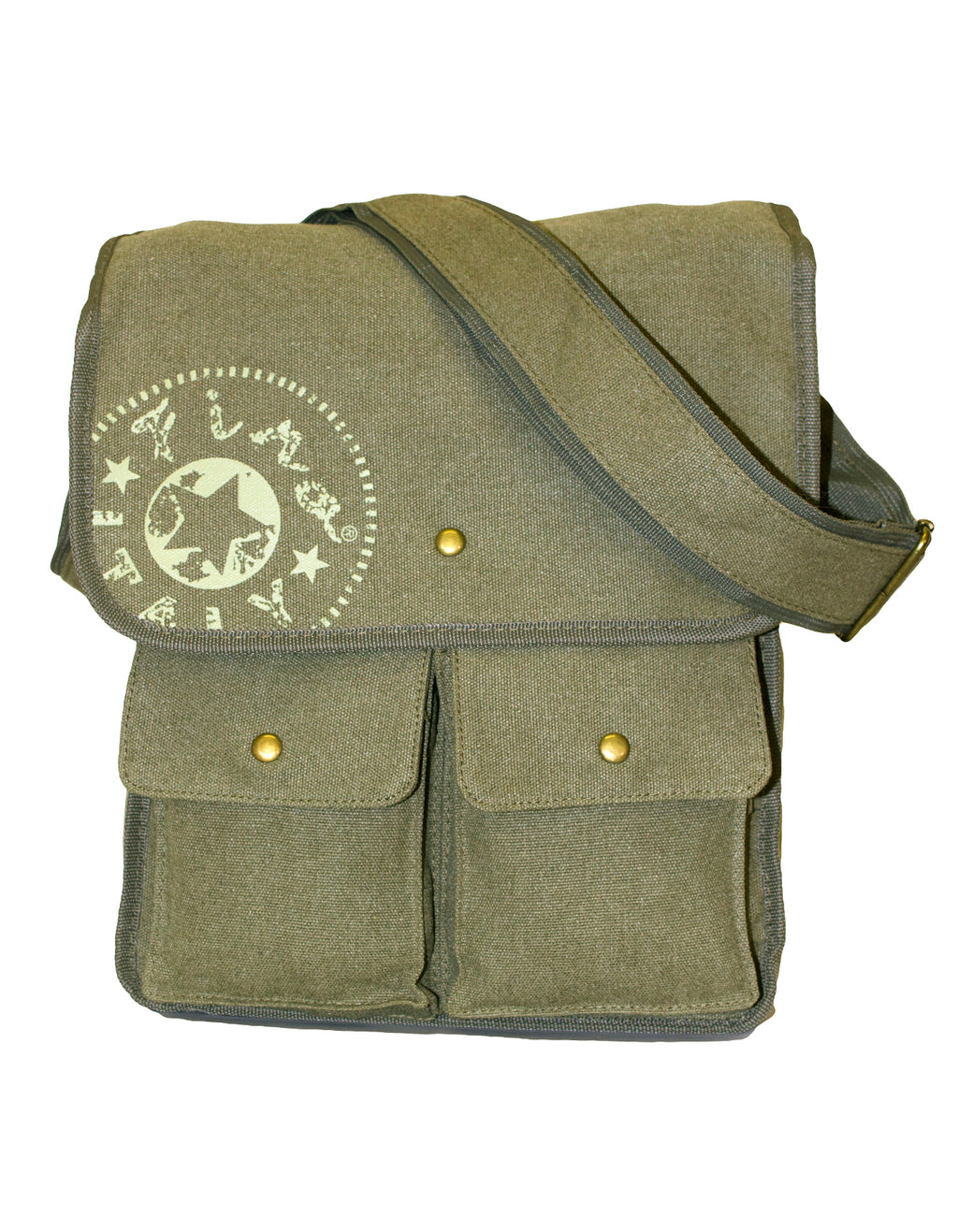 Fino SK-723 Casual Canvas Shoulder Bag with Studs