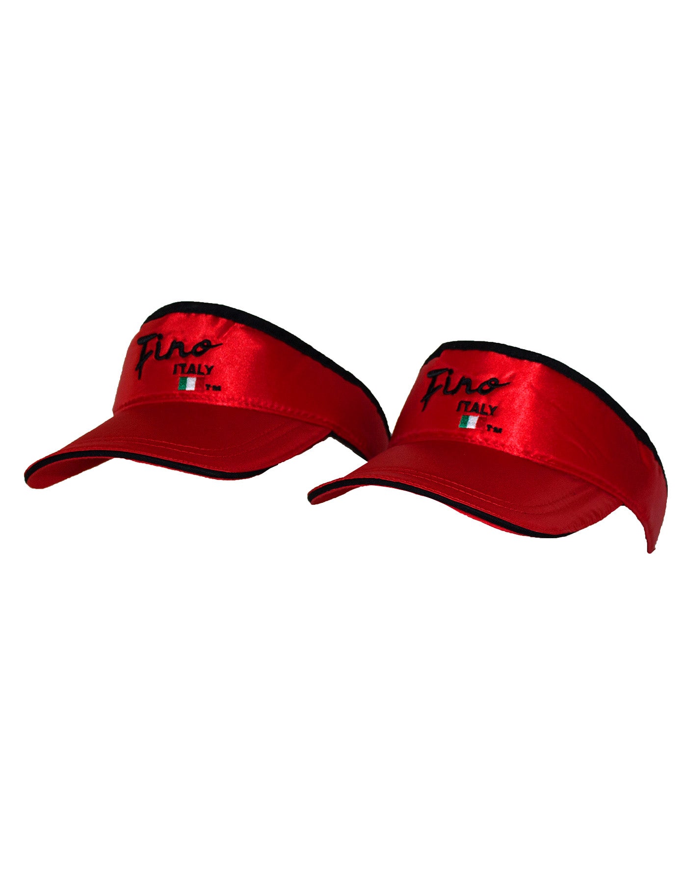 Fino SKC-071F Unisex Twin Satin Visor Caps Set