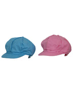 Fino SKC-121 Ladies 2PC Cotton Newsboy Peak Caps Christmas Deal Gift Set