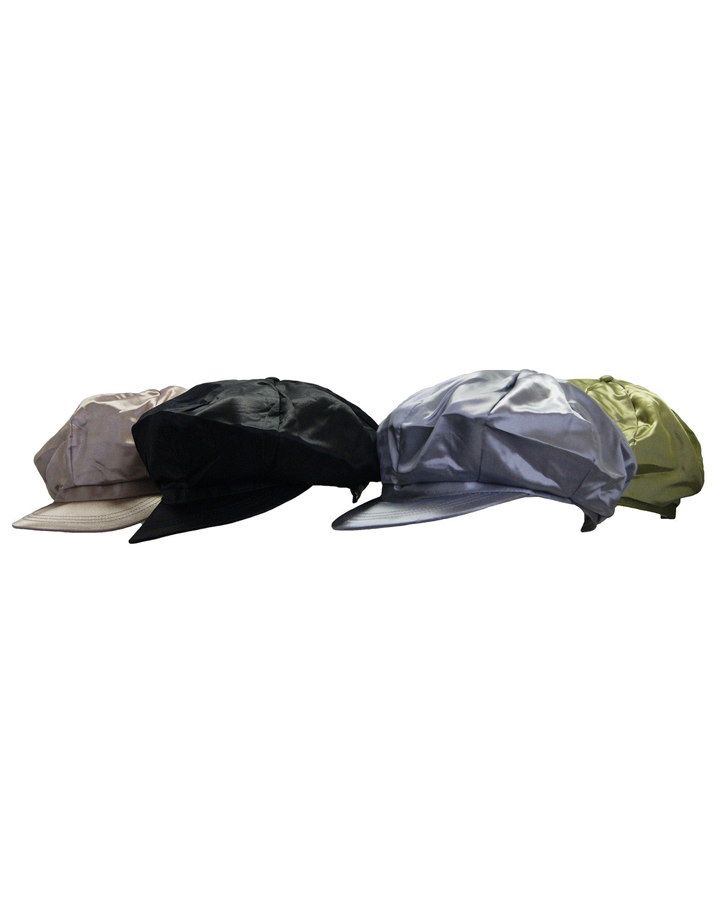 Fino SKC-134 Ladies 4PC Satin Army Peak Caps Christmas Deal Gift Set