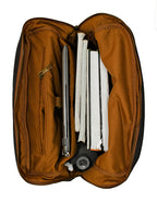 Fino SL-005 Canvas 13" Laptop Backpack with Genuine Leather Flap