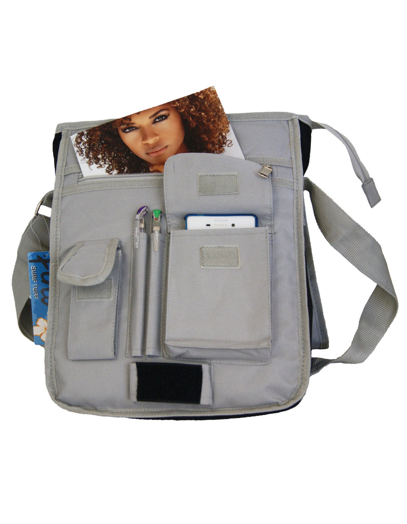 Fino SURF-7734+7735 Unisex Surf Polyester Messenger & Shoulder Bag Value Pack