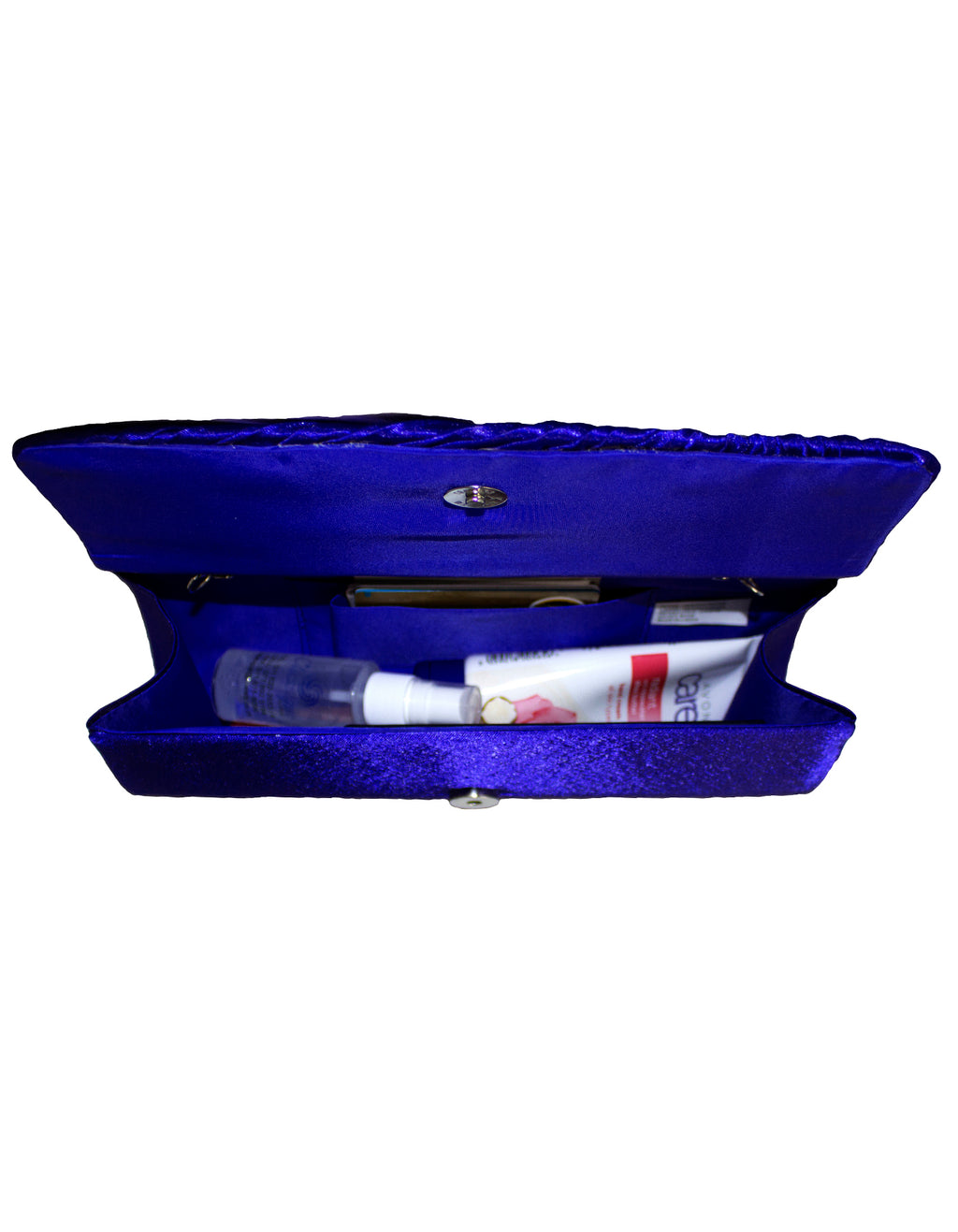 Fino T671-1 Satin Clutch Bag with chain - Set of 5