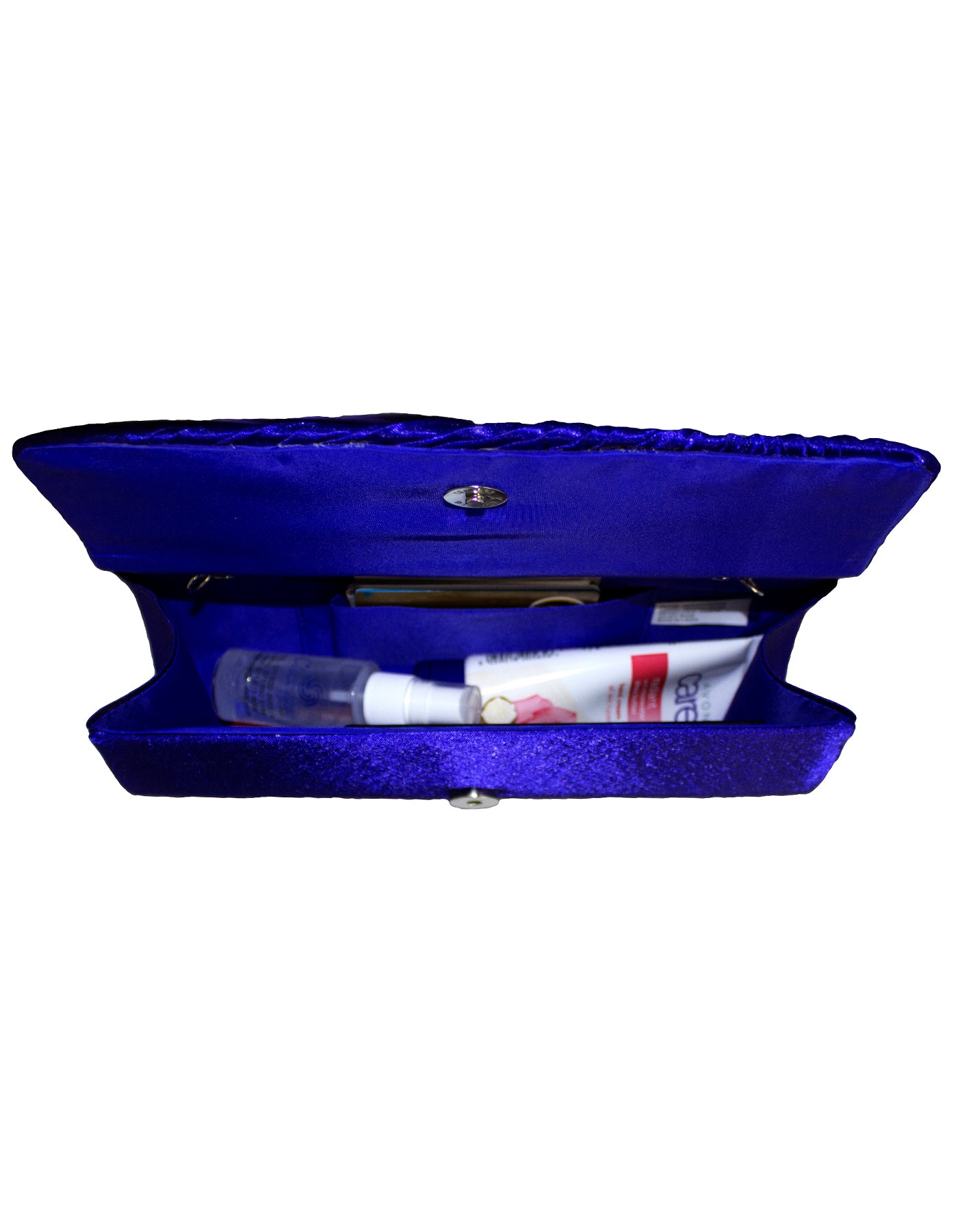 Fino T671-1 Satin Clutch Bag with chain - Set of 5