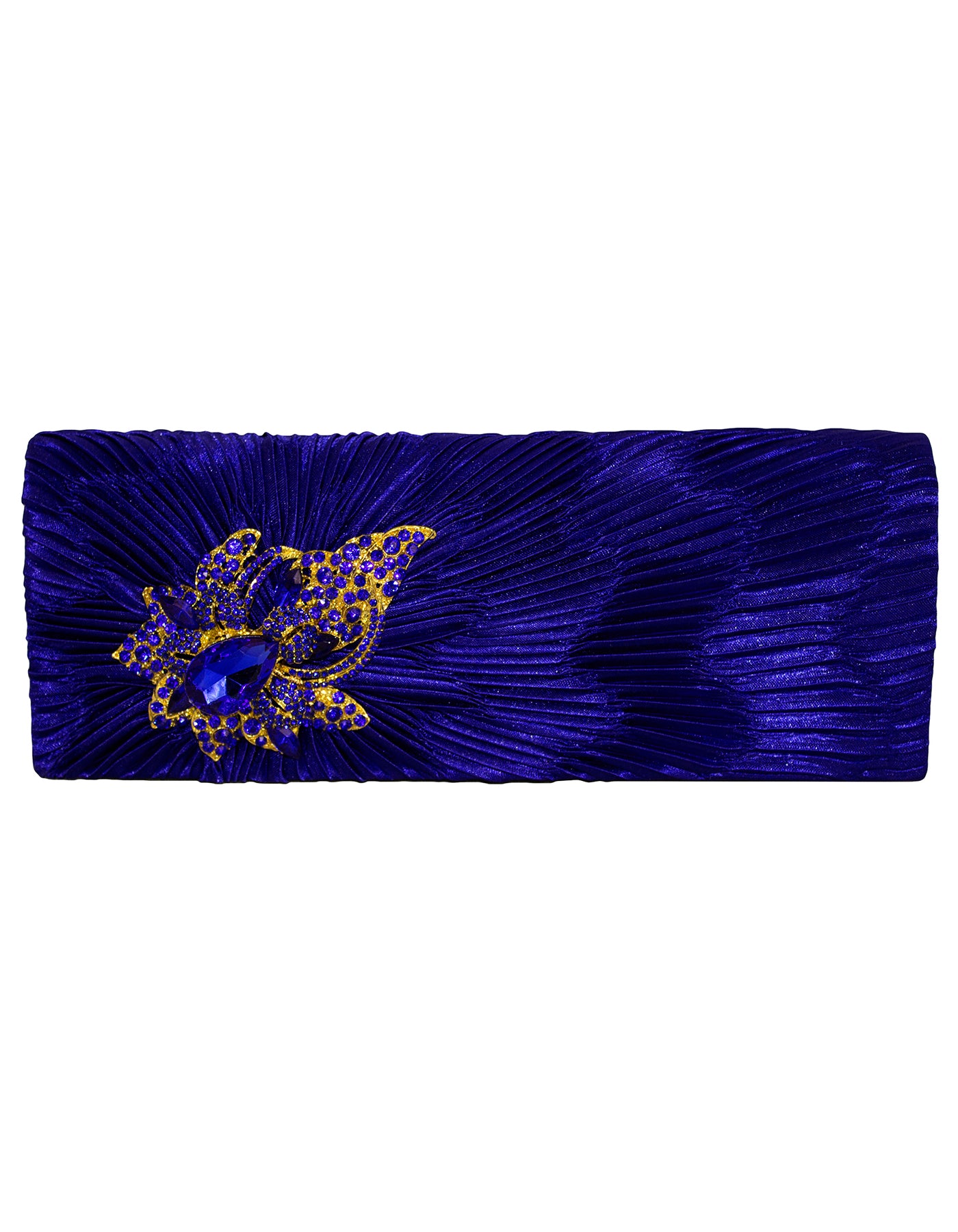 Fino T882 Elegant & Fancy Women’s Satin Clutch Bag with Chain