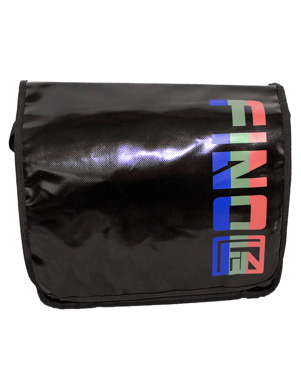 Fino SK-TPN-01 Funky Faux Leather Waterproof Messenger Bag - Black