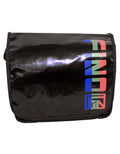 Fino SK-TPN-01 Funky Faux Leather Waterproof Messenger Bag - Black