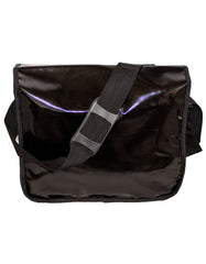 Fino SK-TPN-01 Funky Faux Leather Waterproof Messenger Bag - Black