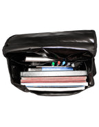 Fino SK-TPN-01 Funky Faux Leather Waterproof Messenger Bag - Black