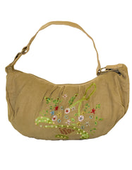 Fino TS-306 Suede Embroidered Fashion Bag