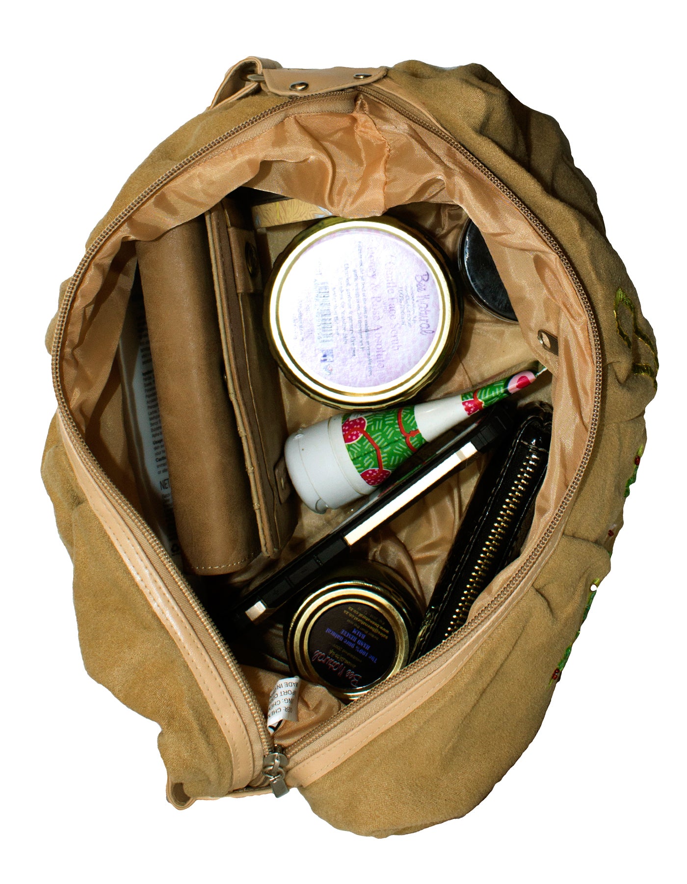Fino TS-306 Suede Embroidered Fashion Bag