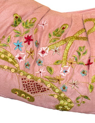 Fino TS-306 Suede Embroidered Fashion Bag