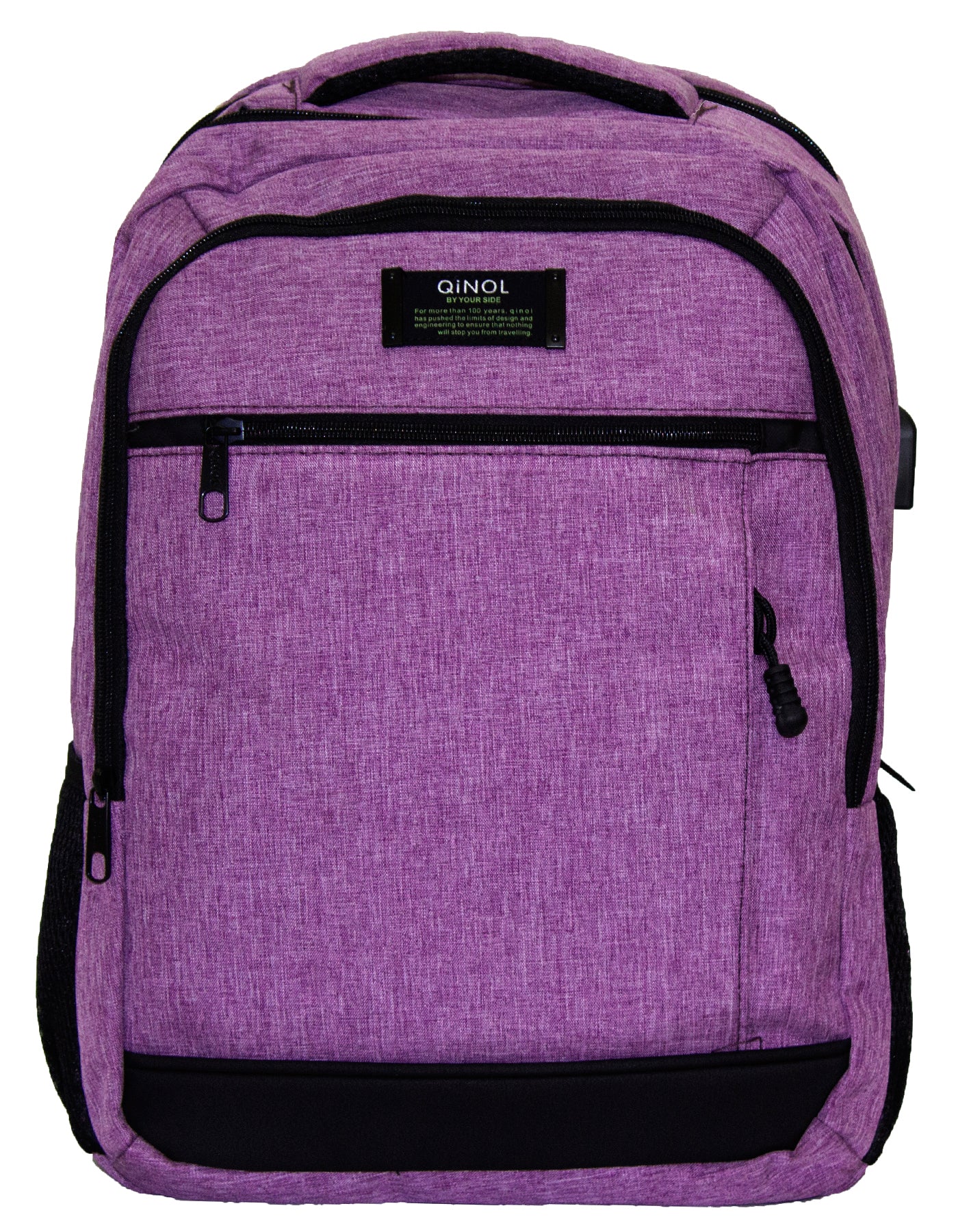 Qinol YCA-16 Unisex Travel 15” Laptop Backpack with USB Charging Port